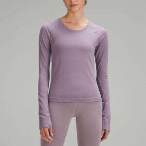 Lululemon Swiftly Tech Long-Sleeve Shirt 2.0 *Race Length - Purple Ash / Purple
